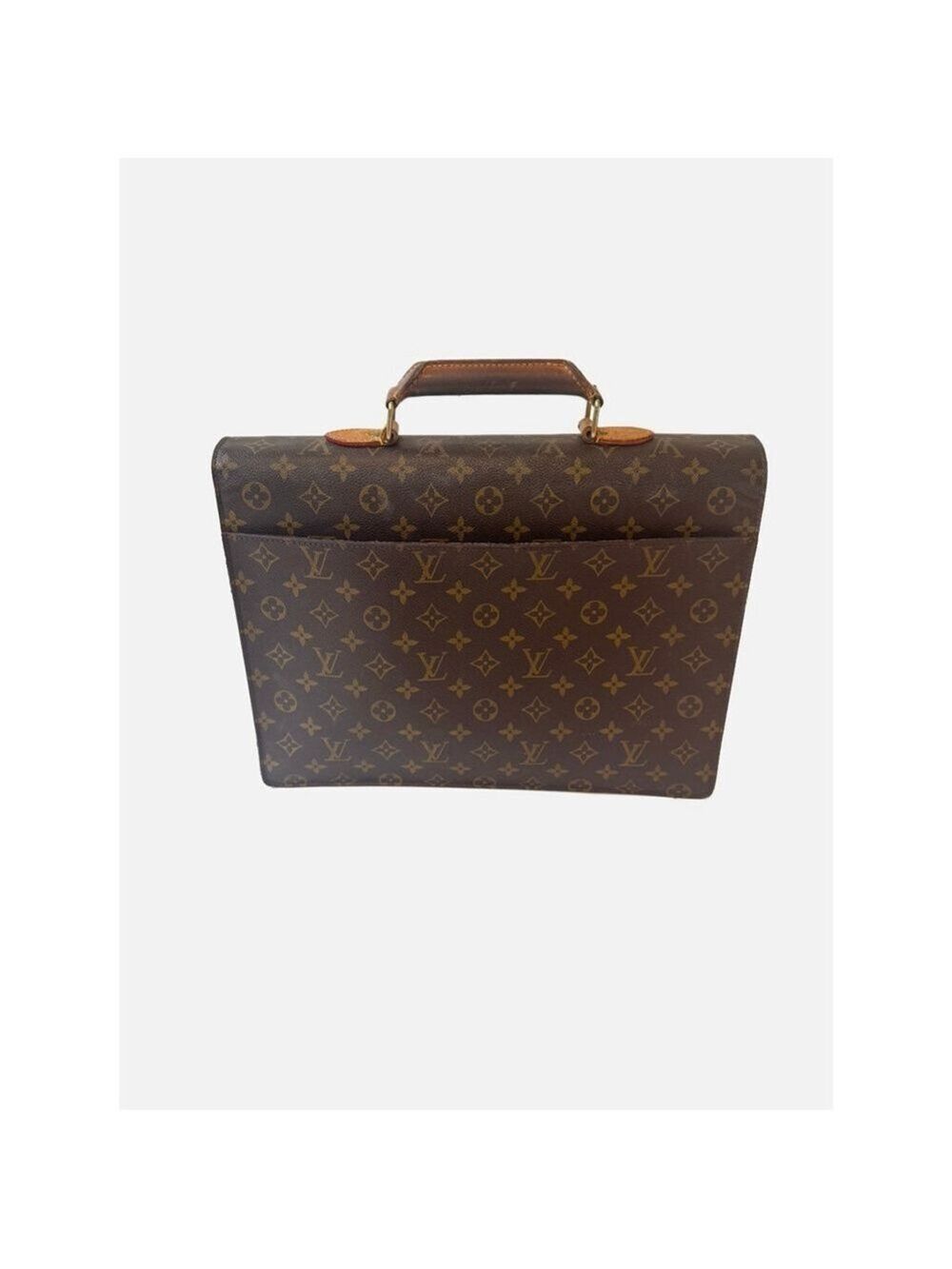 Vintage Louis Vuitton Monogram Serviette Briefcase 15” - Picture 2 of 13
